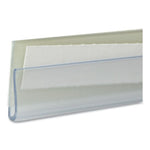 Shelf Labeling Strips, Side Load, 4 x 0.78, Clear, 10/Pack