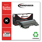 Remanufactured Black Toner, Replacement for TN420, 1,200 Page-Yield