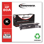 Remanufactured Black Toner, Replacement for 80A (CF280A), 2,700 Page-Yield