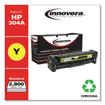 Remanufactured Yellow Toner, Replacement for 304A (CC532A), 2,800 Page-Yield