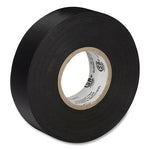 Pro Electrical Tape, 1" Core, 0.75" x 66 ft, Black