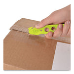 Safety Cutter, 1.2" Blade, 5.75" Plastic Handle, Assorted, 5/Pack