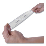 Non-Shatter Flexible Ruler, Standard/Metric, 12" Long, Plastic, Clear