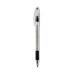 R.S.V.P. Ballpoint Pen, Stick, Medium 1 mm, Black Ink, Clear/Black Barrel, Dozen