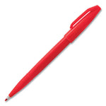 Sign Pen Fine Point Color Marker, Extra-Fine Bullet Tip, Red, Dozen