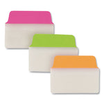 Ultra Tabs Repositionable Tabs, Standard: 2" x 1.5", 1/5-Cut, Assorted Neon Colors, 48/Pack