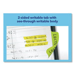 Ultra Tabs Repositionable Tabs, Standard: 2" x 1.5", 1/5-Cut, Assorted Neon Colors, 24/Pack