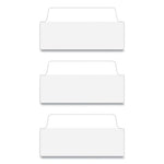 Ultra Tabs Repositionable Tabs, Wide and Slim: 3" x 1.5", 1/3-Cut, White, 24/Pack