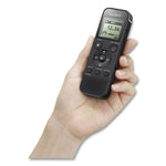 ICD-PX470 Digital Voice Recorder, 4 GB, Black