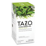 Tea Bags, China Green Tips, 24/Box