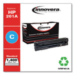 Remanufactured Cyan Toner, Replacement for 201A (CF401A), 1,400 Page-Yield