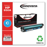 Remanufactured Cyan Toner, Replacement for 650A (CE271A), 15,000 Page-Yield, Ships in 1-3 Business Days