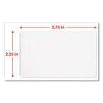 Laminating Pouches, 5 mil, 3.75" x 2.25", Gloss Clear, 100/Box