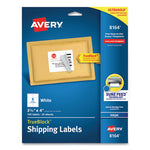 Shipping Labels w/ TrueBlock Technology, Inkjet Printers, 3.33 x 4, White, 6/Sheet, 25 Sheets/Pack