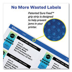 Shipping Labels w/ TrueBlock Technology, Laser Printers, 3.5 x 5, White, 4/Sheet, 100 Sheets/Box