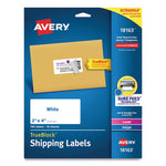 Shipping Labels w/ TrueBlock Technology, Inkjet Printers, 2 x 4, White, 10/Sheet, 10 Sheets/Pack