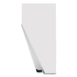 Deluxe Melamine Dry Erase Board, 72 x 48, Melamine White Surface, Silver Anodized Aluminum Frame