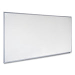 Deluxe Melamine Dry Erase Board, 72 x 48, Melamine White Surface, Silver Anodized Aluminum Frame