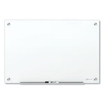 Brilliance Glass Dry-Erase Boards, 48 x 36, White Surface