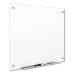 Brilliance Glass Dry-Erase Boards, 48 x 36, White Surface