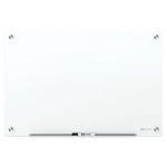 Brilliance Glass Dry-Erase Boards, 96 x 48, White Surface