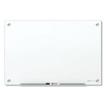 Brilliance Glass Dry-Erase Boards, 72 x 48, White Surface