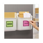 High-Vis Removable Laser/Inkjet ID Labels w/ Sure Feed, 3.33 x 4, Neon, 72/PK