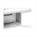 FreshView Wellness Monitor Stand with Air Purifier, For 27" Monitors, 22.5" x 11.5" x 5.4", White, Supports 200 lbs