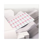 Copier Mailing Labels, Copiers, 1.5 x 2.81, White, 21/Sheet, 100 Sheets/Box