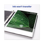 Heavy-Duty View Binder with DuraHinge and Locking One Touch EZD Rings, 3 Rings, 3" Capacity, 11 x 8.5, Chartreuse