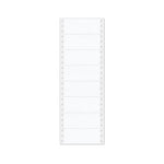 Dot Matrix Printer Mailing Labels, Pin-Fed Printers, 1.44 x 3.5, White, 5,000/Box