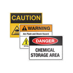 Surface Safe Removable Label Safety Signs, Inkjet/Laser Printers, 3.5 x 5, White, 4/Sheet, 15 Sheets/Pack