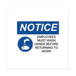 Surface Safe Removable Label Safety Signs, Inkjet/Laser Printers, 5 x 7, White, 2/Sheet, 15 Sheets/Pack