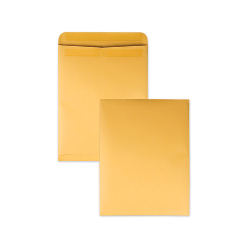 Redi-Seal Catalog Envelope, #15 1/2, Cheese Blade Flap, Redi-Seal Adhesive Closure, 12 x 15.5, Brown Kraft, 100/Box