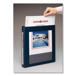 Framed View Heavy-Duty Binders, 3 Rings, 1.5" Capacity, 11 x 8.5, Black