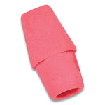 Wedge Cap Erasers, For Pencil Marks, Pink, 144/Box