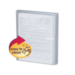 Poly Side-Load Envelopes, Fold-Over Closure, 9.75 x 11.63, Clear, 5/Pack