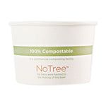 No Tree Paper Bowls, 8 oz, 3.4" Diameter x 2.3"h, Natural, Sugarcane, 1,000/Carton