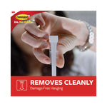 Refill Strips, Removable, Holds up to 5 lbs, 0.75 x 3.65, White, 6/Pack