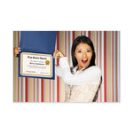 Foil Border Certificates, 8.5 x 11, Ivory/Gold with Braided Gold Border, 12/Pack