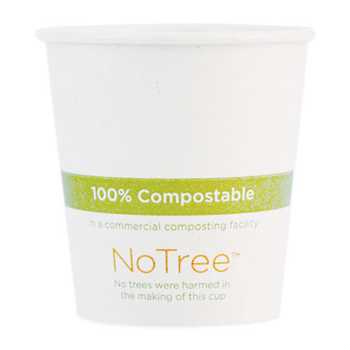 NoTree Paper Hot Cups, 6 oz, Natural, 1,000/Carton