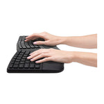 Pro Fit Ergo Wireless Keyboard, 18.98 x 9.92 x 1.5, Black