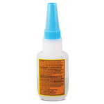 Super Glue, 0.53 oz, Dries Clear, 4/Carton