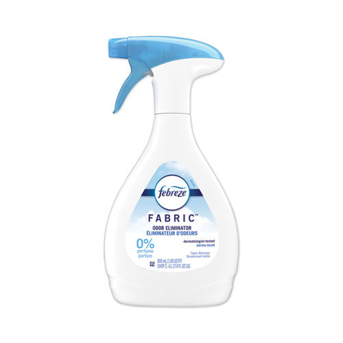 FABRIC Refresher/Odor Eliminator, Unscented, 27 oz Spray Bottle, 4/Carton