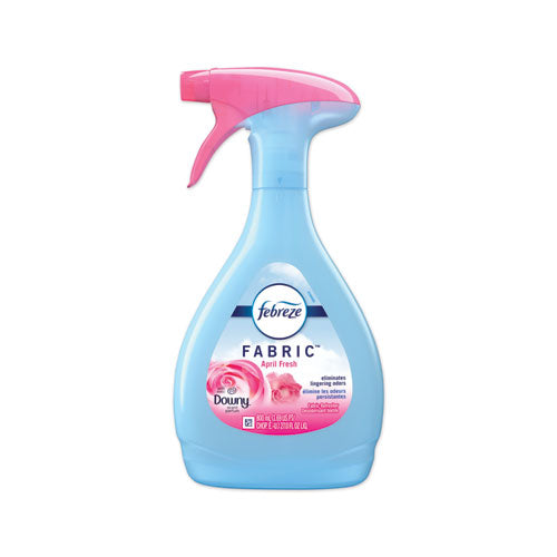 FABRIC Refresher/Odor Eliminator, Downy April Fresh, 27 oz Spray Bottle, 4/Carton