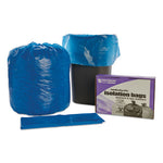 8105015173665, SKILCRAFT Biohazard and Healthcare Can Liners, 33 gal, 1.2 mil, 30.5" x 43", Blue, 30/Box