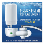 On Tap Faucet Water Filter System, White, 4/Carton