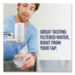 On Tap Faucet Water Filter System, White, 4/Carton