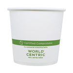 Paper Bowls, 24 oz, 4.4" Diameter x 4.4"h, White, 500/Carton