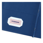 Two-Pocket Folder, Prong Fastener, 0.5" Capacity, 11 x 8.5, Dark Blue, 25/Box